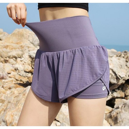 women quick-drying fitness yoga sports shorts female breathable workout running training gym shorts